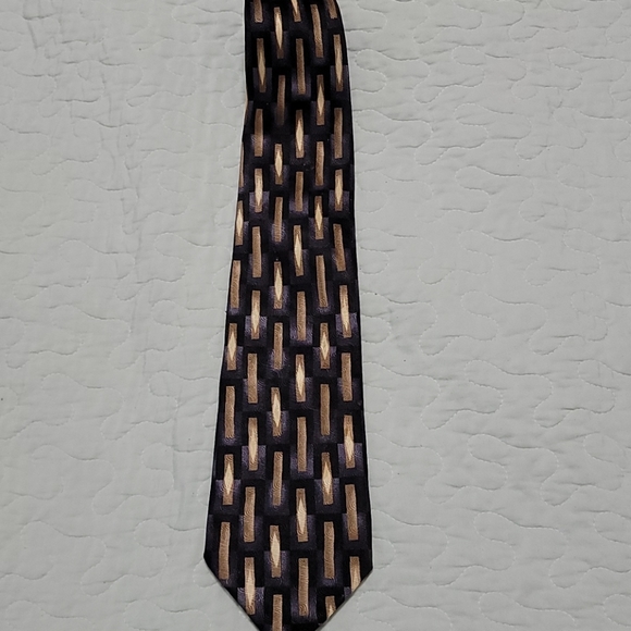 Manzoni Italian Silk Hand-Made Tie 4"x59" - Picture 1 of 5